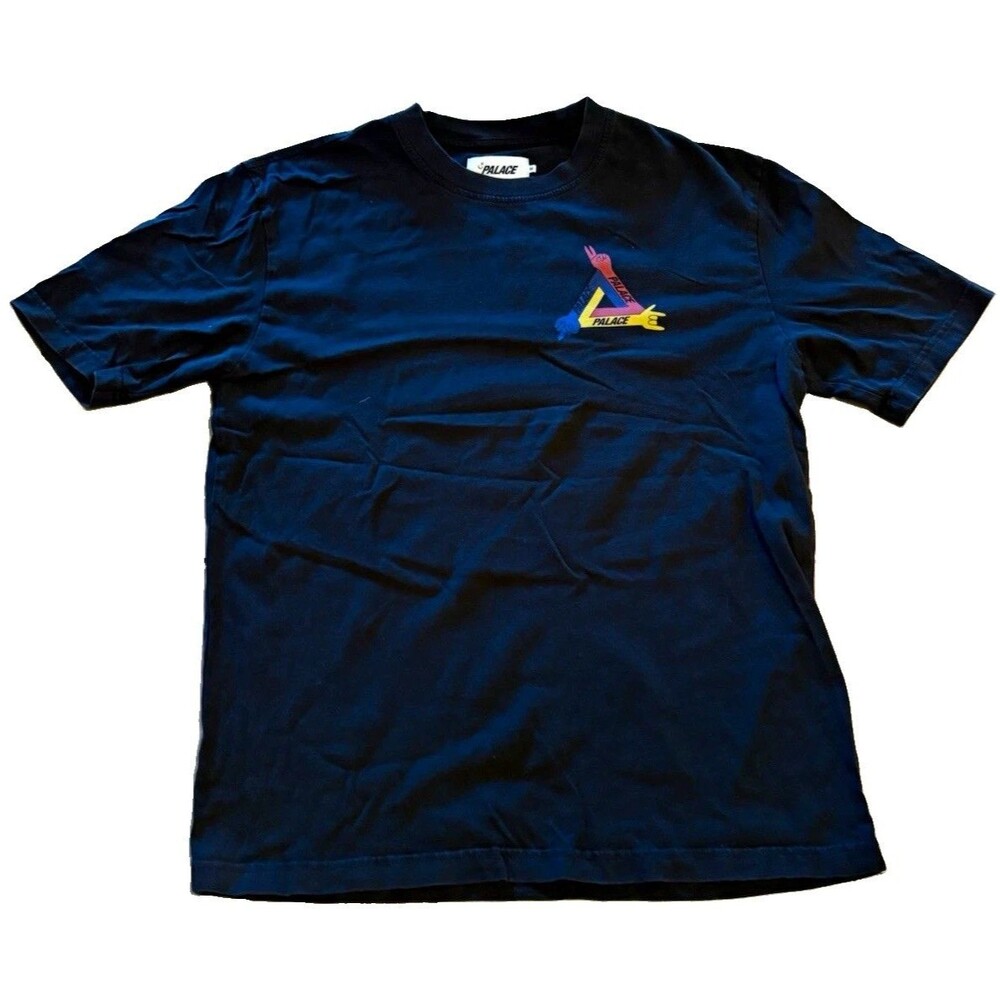 Palace JCDC Tri Ferg T-Shirt Black Men Size Medium Hand Signs Collaboration M
